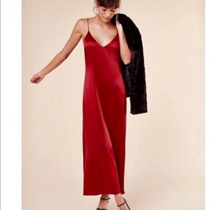 Reformation Silk Maxi Dress